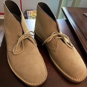 Men’s Clark boots, size 12, brand new worn 1 time.